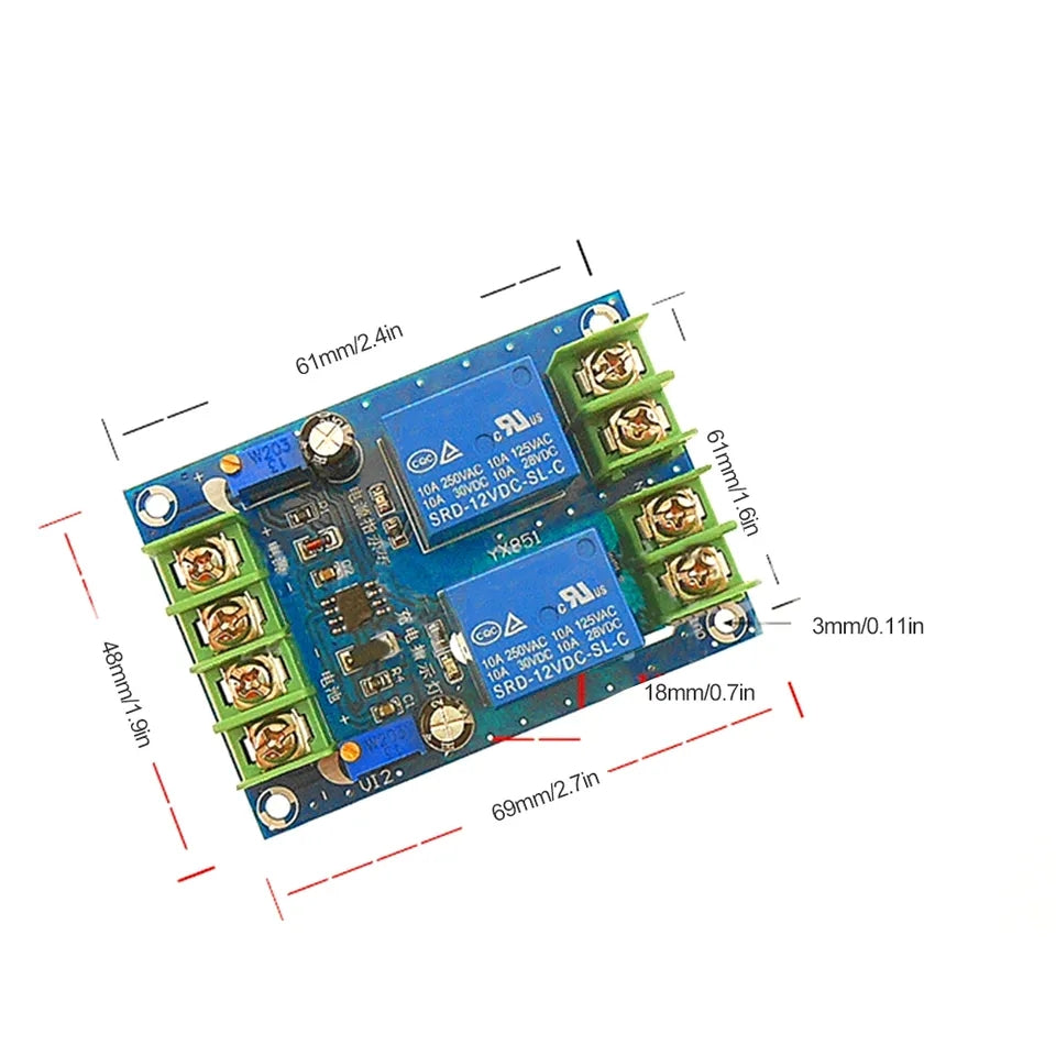 Automaattinen virran syötön vaihtokytkin DC 12V 10A