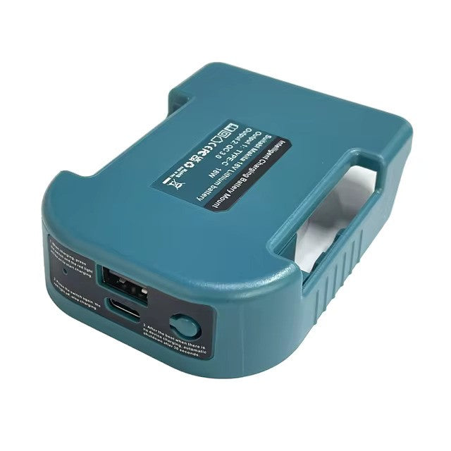 Makita yhteensopiva USB A ja C sovitin