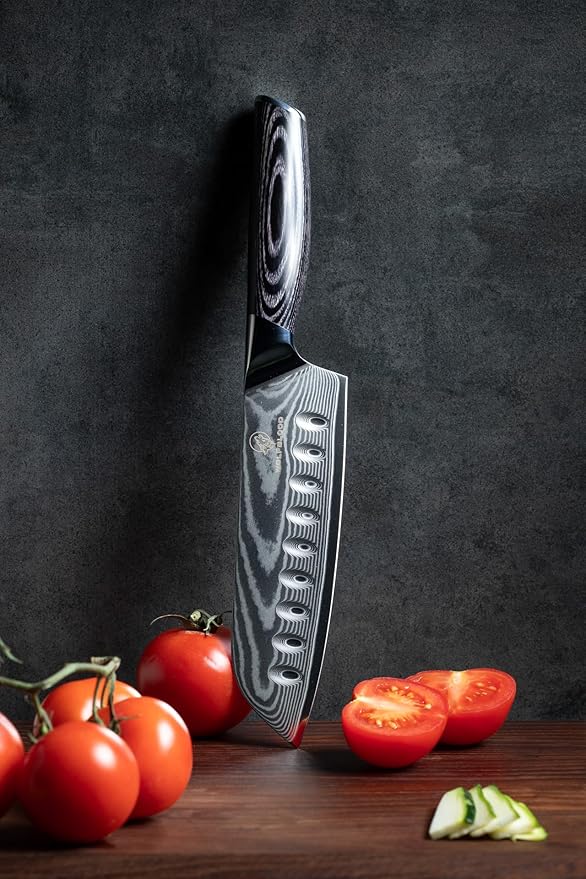 damascus veitsi wolfblood 31cm Pro