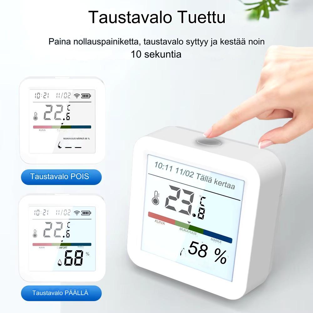 Älykäs Lämpötila- ja Kosteusmittari Zigbee
