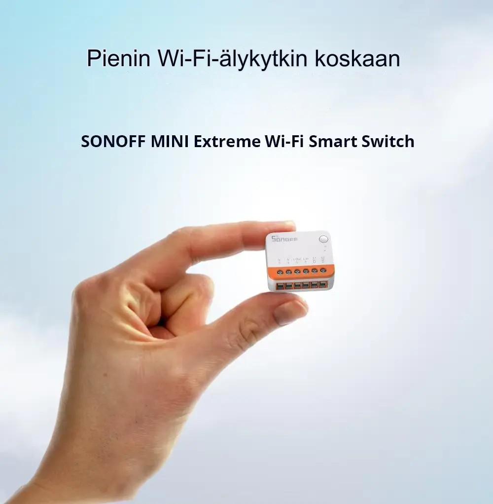 SONOFF Mini R4 Wi-Fi: Älykäs kytkin kahteen suuntaan