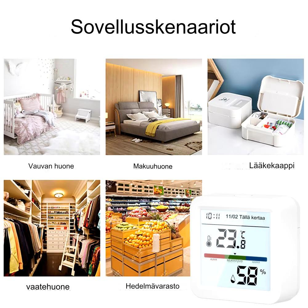 Älykäs Lämpötila- ja Kosteusmittari Zigbee
