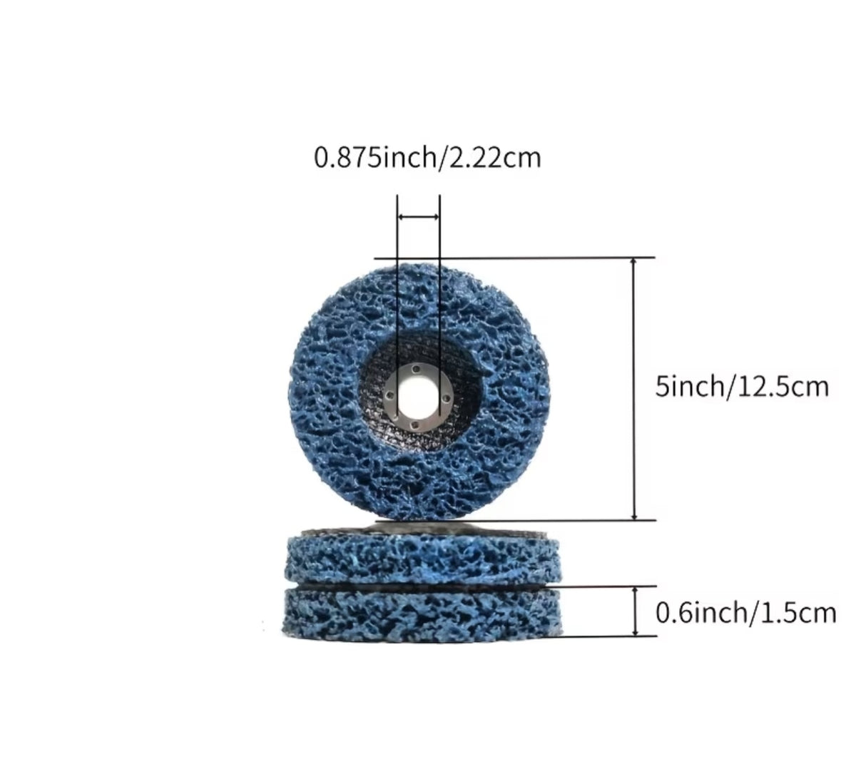 125mm Ammattitason Puhdistuslaikkasarja 7kpl