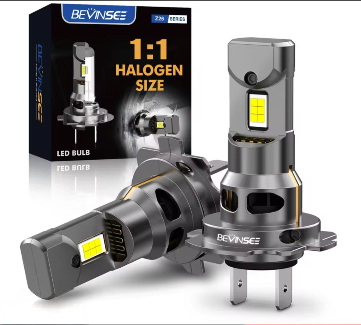 H7 LED 1:1 +400% polttimopari