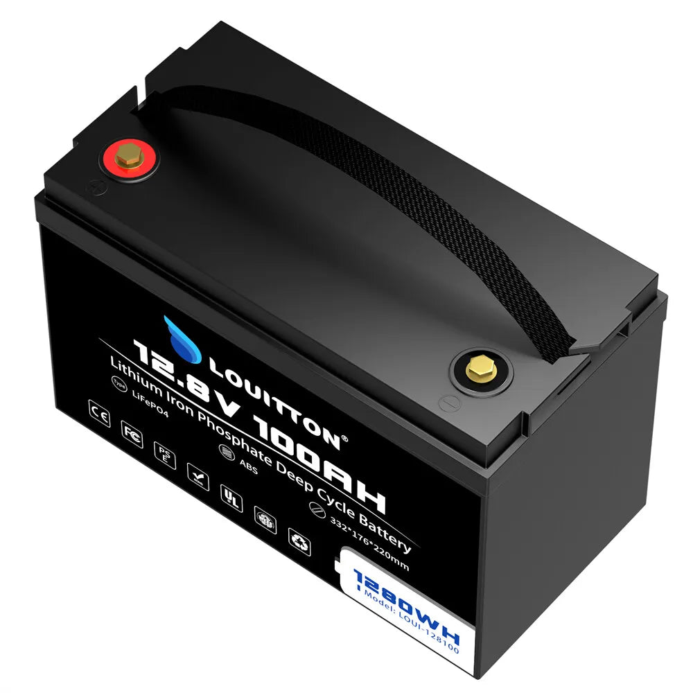 LOUITTON LiFePO4 akku 12V 100Ah sis. BMS