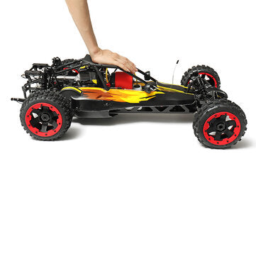 ROFUN Baja 1/5 2.4G RWD RC auto 29cc 2-tahti moottorilla (RTR)